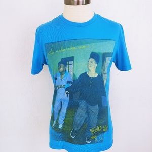 Kid 'N Play Blue Graphic T-shirt. Extra small